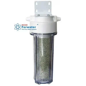 Forwater Desilco - bicchiere 10" post filtro completo di resine a viraggio di colore per fosfati, nitrati e silicati - osmosi