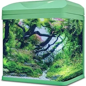 Amtra Laguna 30 Led Pastel Mint - Acquario 30x23,5x24,5 cm 18 litri - verde Smeg