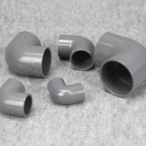 Gomito 90° PVC curva ad incollaggio diametro Ø 25 mm - grigio