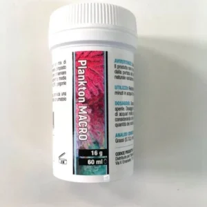 Sicce Plankton Macro 16 gr - mangime in polvere per coralli LPS in acquario marino reef