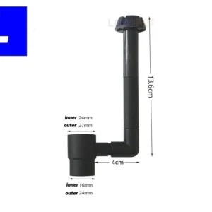 Aspiratore skimmer di superficie L per filtri interni, esterni e a zainetto - rimuove la patina oleosa superficiale