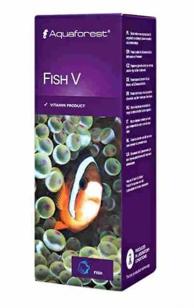 Aquaforest Fish V 50 ml - vitamine - integratore alimentare per pesci marini e dolci