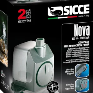 Sicce Nova - Pompa sommersa regolabile 800 lt/h - consumo 10 W Easy Line