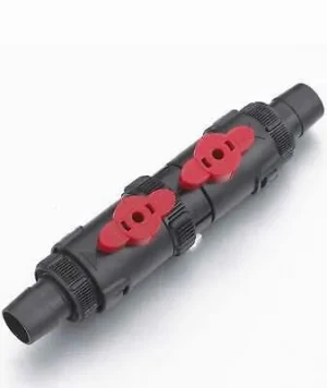 Amtra Double tap 12-16 mm - innesto a sgancio rapido con doppio rubinetto per filtri esterni