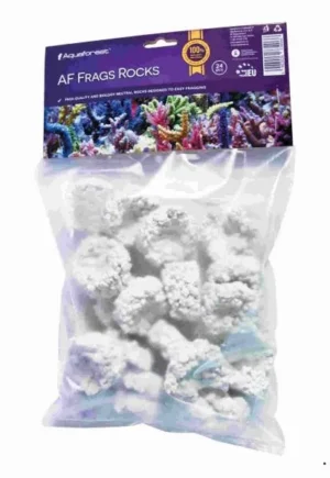 Aquaforest AF Mini Rocks 24 pz white - basette per coralli e talee frag