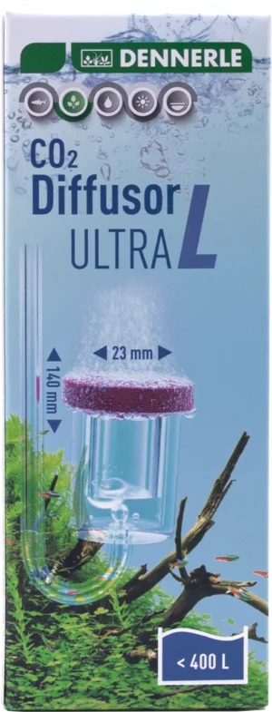Dennerle Diffusor Ultra Acrylic L - DIffusore per impianti co2 a bassa e alta pressione - NEW