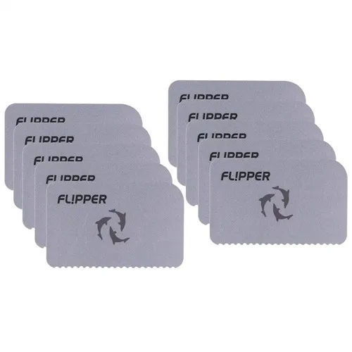 Flipper Platinum Scraper Replacement Cards - 10 pz - lame in plastica di ricambio per raschietti Platinum Scraper