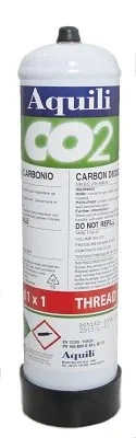 Aquili Bombola Co2 non ricaricabile g 600 - Standard - NEW