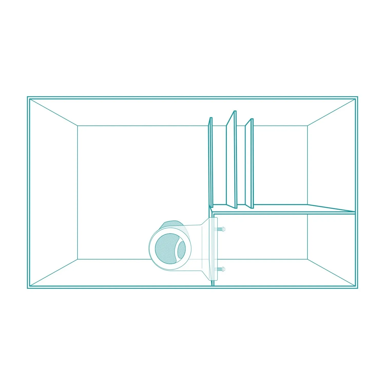 Aqpet Kit Aqua 120 reef - Acquario marino 120x50x50 cm in vetro extrachiaro con sump e supporto