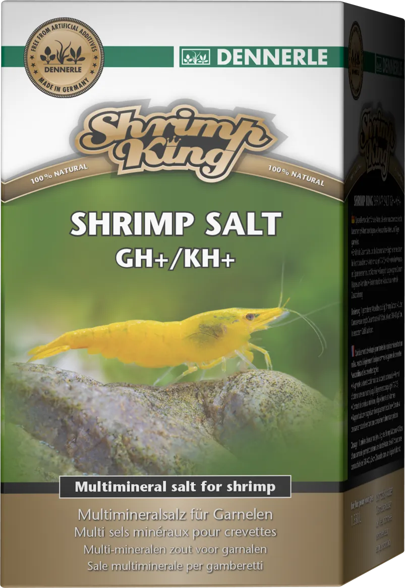 Dennerle Shrimp king Shrimp Salt GH/KH+ 1000 gr - Sali minerali per neocaridine e gamberetti