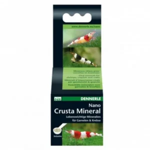 Dennerle Nano Crusta Mineral 35 gr - integratore di argilla montmorillonitica, calcio e magnesio per caridine