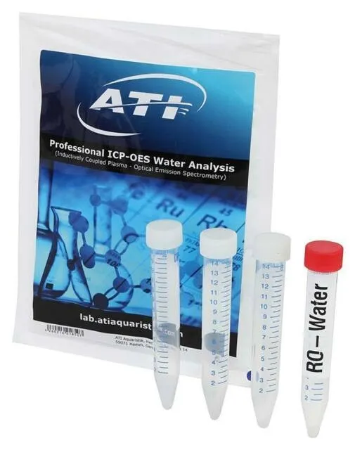 Ati Aquaristik Test ICP-OES Water Analysis - accurati test di laboratorio per acqua marina e RO