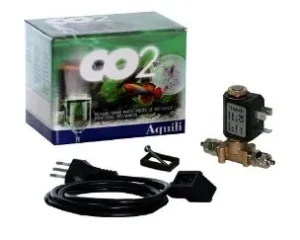Aquili Elettrovalvola Ottone  -  3,5 W  - con raccordi filo e spina per impianti co2