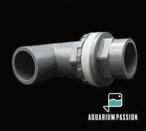 Passaparete PVC 90° ad incollaggio diametro Ø 40 mm - carico/scarico mandata vasca sump - grigio