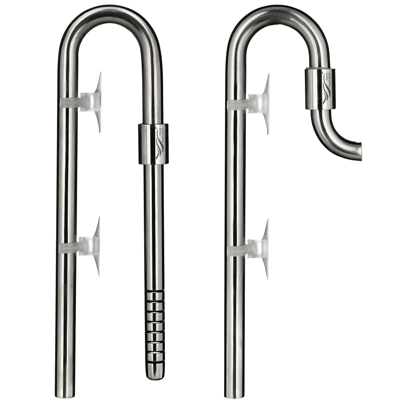 Chihiros Metal Jet Pipe Set L - In e Out per Filtri esterni con tubi da 16/22mm