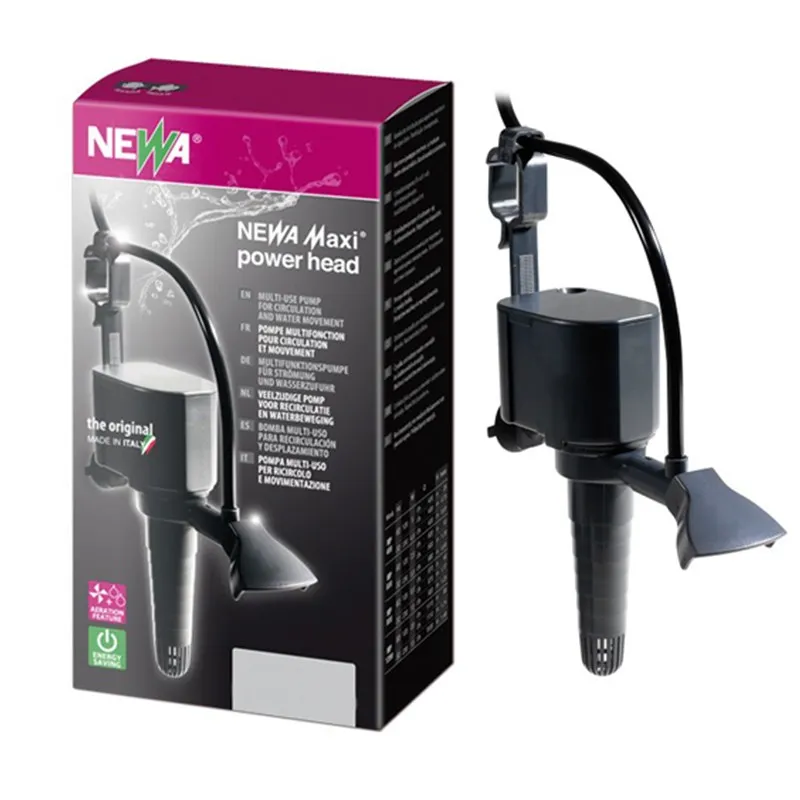 NEWA Maxi Power Head MP 600 lt/h - Pompa di movimento multiuso per acquario dolce e marino