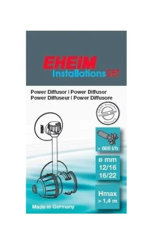 Eheim Diffusore per tubi da 12-16/16-22 mm - aeratore a sistema venturi da montare lungo la mandata del filtro