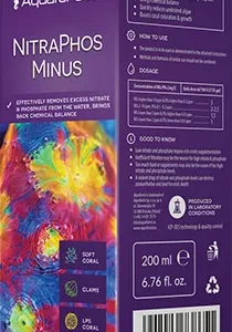 Aquaforest NitraPhos Minus 250 ml - prodotto per la rimozione di nitriti, nitrati e fosfati in acquario marino