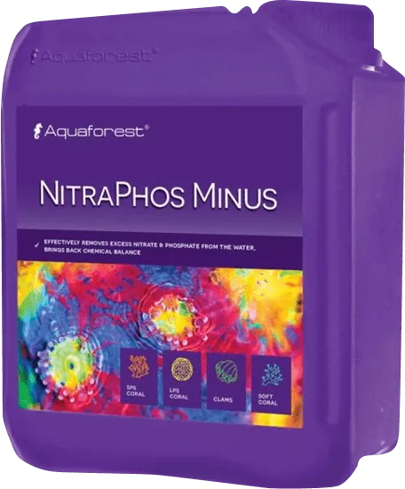 Aquaforest NitraPhos Minus 2000 ml - prodotto per la rimozione di nitriti, nitrati e fosfati in acquario marino