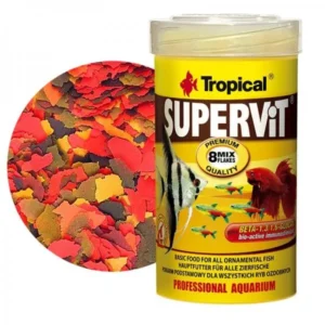 Tropical SUPERVIT flakes 250ml/50gr - mangime in fiocchi per tutti i pesci d'acquario