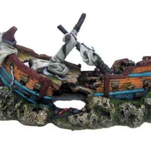 Amtra RELITTO SU ROCCE XL 54x24.2x28 cm barca, galeone, veliero
