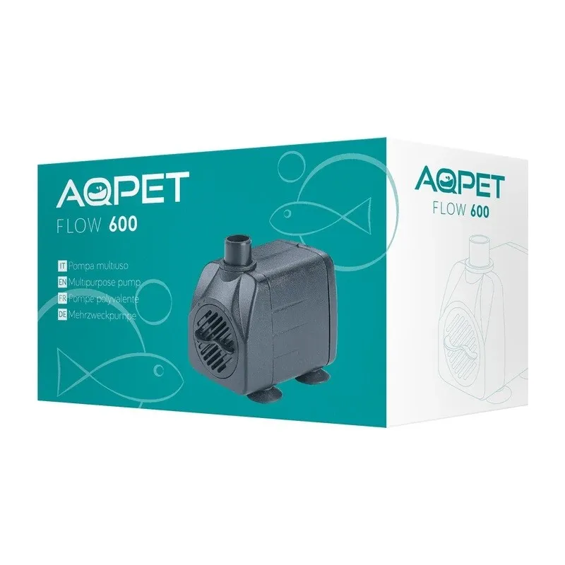 Aqpet Flow 450 - Pompa sommersa regolabile 450 lt/h - consumo 7 W