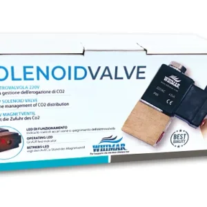 Whimar - Solenoid Valve - Elettrovalvola 220V con LED di funzionamento per impianti co2
