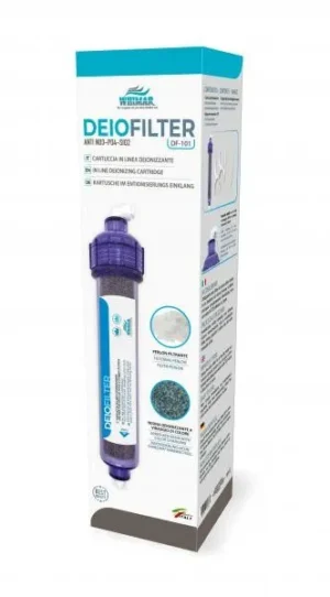 Whimar Deio FIlter 250 ml - kit post filtro deionizzatore con resine a viraggio per fosfati, nitrati e silicati - cod. DF-101
