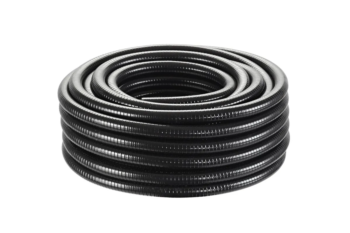 Oase Tubo flessibile a spirale nero 1" - 25 mm - per pompe e filtri laghetto al metro - cod. 37176