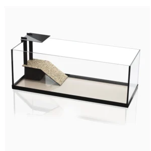 Aquael AcquaTerrarium 100 tartarughiera in vetro con isola filtro e pompa 100x40,5x35h cm