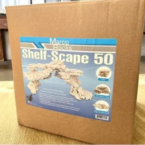Rocce MarcoRocks Shelf Scape BOX 50 - 35lb - 16 kg circa - Kit per acquario marino o dolce di ciclidi