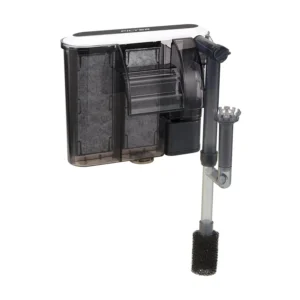 Aqpet Angel 380 lt/h - filtro a zainetto 4 w con skimmer di superficie per acquario dolce e marino