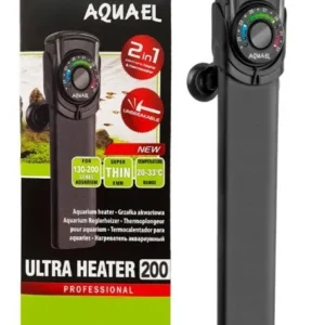 Aquael Termoriscaldatore Ultra Heater 200 w regolabile per acquario