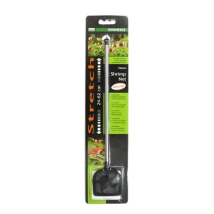 Dennerle Nano Shrimp net curved nero piccolo - retino telescopico per caridine 5 cm