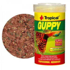 Tropical Guppy 250ml/50gr. mangime in fiocchi per tutti i poecilidi
