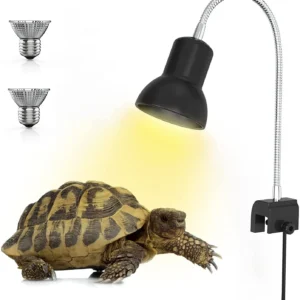 Lampada Alogena UVA UVB 25 w per Tartarughe e rettili - 2 faretti 25 w per basking Acquario, terrario, tartarughiera