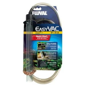 Askoll Campana Aspirarifiuti slim Fluval EasyVac Gravel Cleaner mini 2,5 cm x 25 cm con griglia per acquari con piante