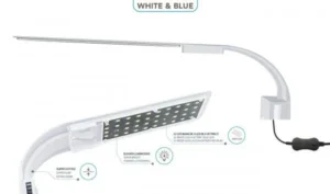 Whimar - LED Lamp X9 White&Blue colore Bianco - plafoniera ultra slim per piccoli acquari - White - 15 W