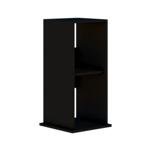 Aqpet Cabinet 40 nero lucido - Supporto 40x40x95h cm in legno black per Acquario - mobiletto