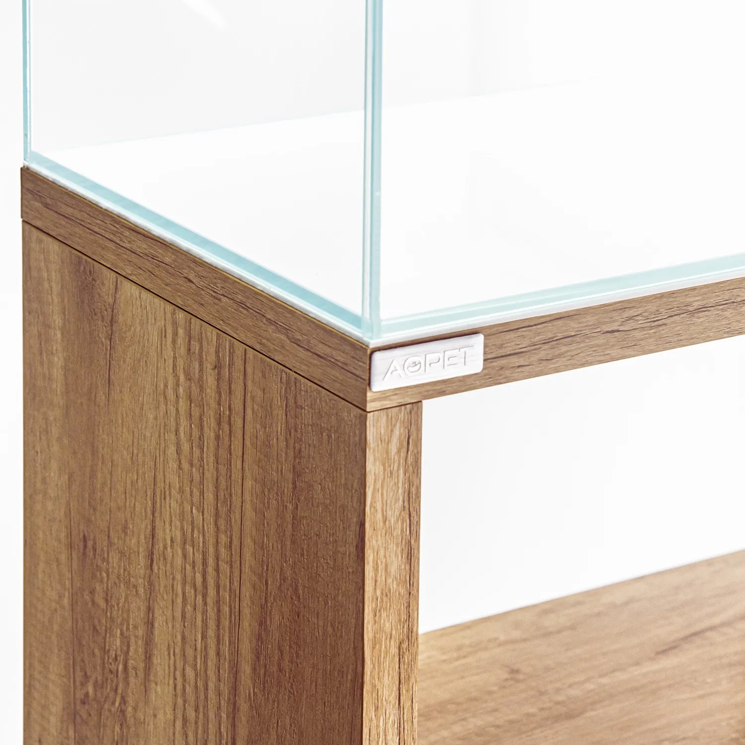 Aqpet Cabinet Nature 60 - Supporto 60x30x83h cm color legno per Acquario - mobiletto