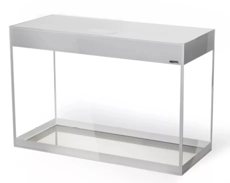 Aquael Glossy 120 White 120X40X63h cm - 260 lt bianco - Acquario Completo di illuminazione a Led