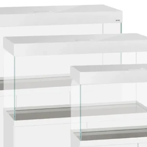 Aquael Opti Set 125 white 81X36X51h cm - 125 lt bianco - Acquario Completo di illuminazione a Led