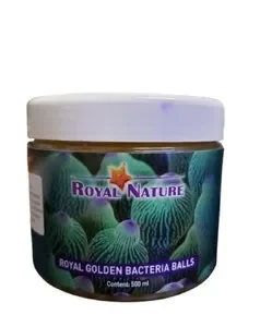 Royal Nature Golden Bacteria Balls 500 ml - Attivatore batterico multi funzione per acquario marino