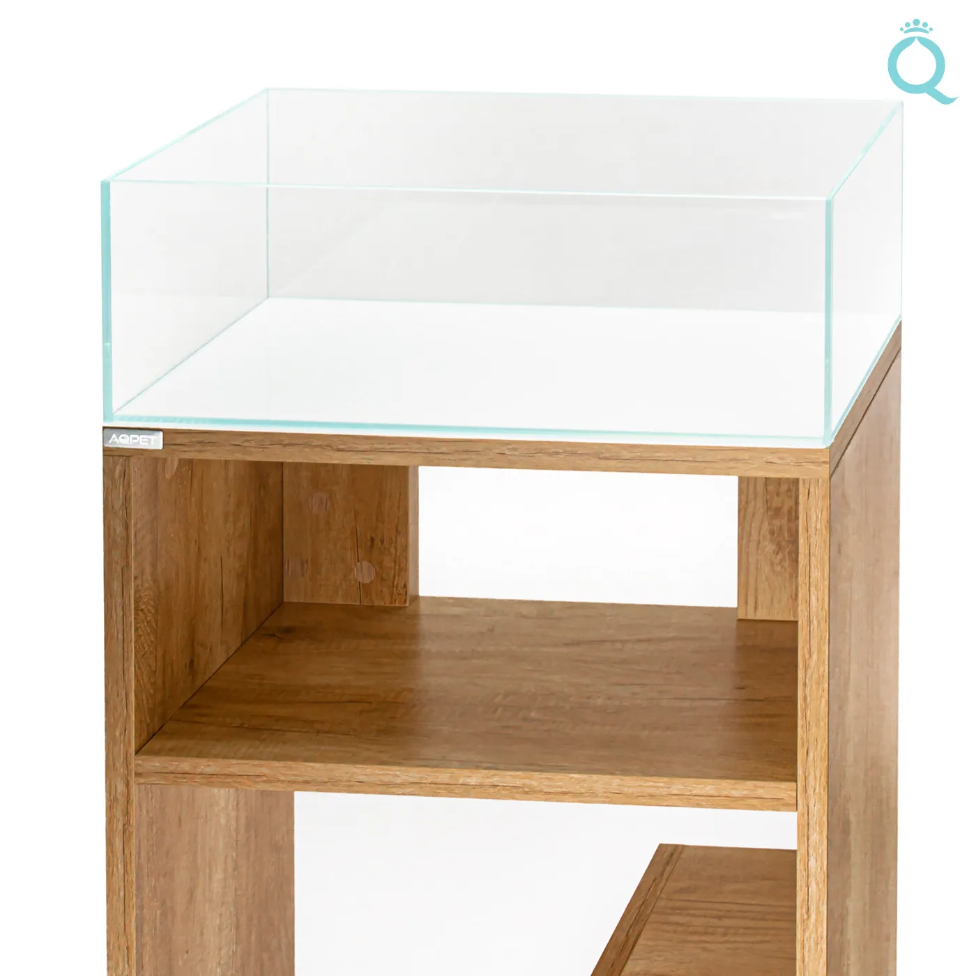 Aqpet Cabinet Nature 60 - Supporto 60x30x83h cm color legno per Acquario - mobiletto
