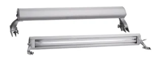 Blu Bios Plafoniera UPLUX 50 LAMP 2x14w Neon T5 50-55 cm con sistema di aggancio a bordo vasca