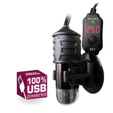 Aqua Medic Micro Heater 10 w- Riscaldatore regolabile con connessione USB per mini acquari