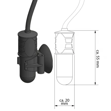 Aqua Medic Micro Heater 10 w- Riscaldatore regolabile con connessione USB per mini acquari
